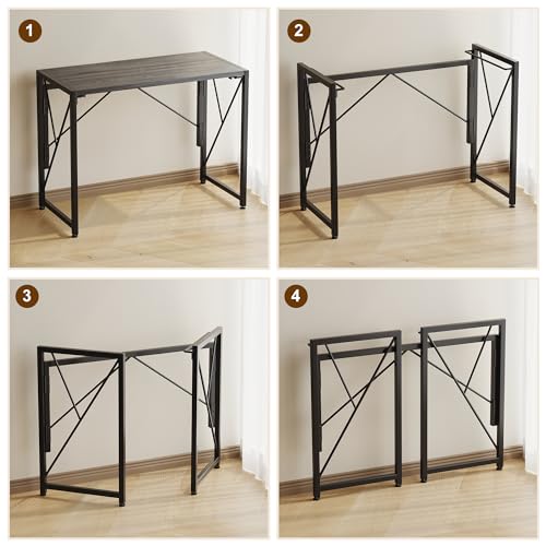 Grey Folding Desk 31.5" F98323