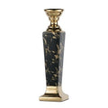 Gold and Black Tall Candle Holder D9175