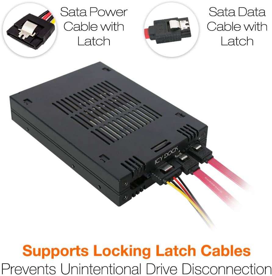 2 x 2.5 SAS/SATA HDD/SSD Mobile Rack for 3.5" Bay V4022