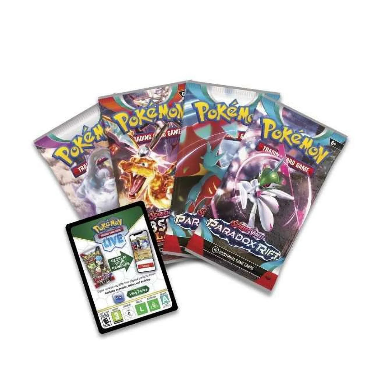 Iron Valiant ex Box (4 Booster Packs) P6712