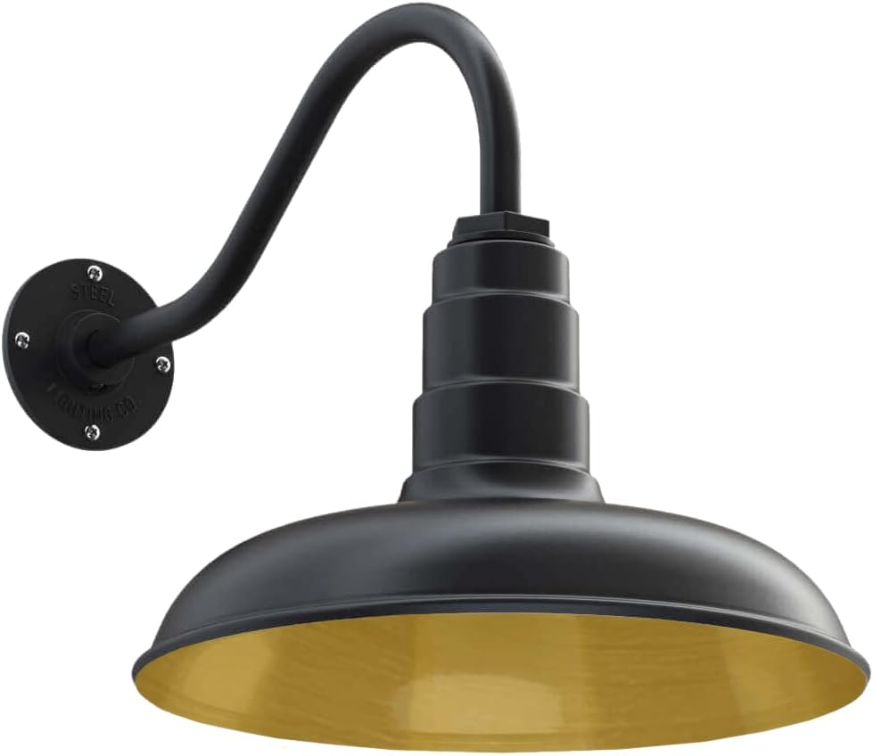 Gooseneck Barn Light 16 Gooseneck Black R6080
