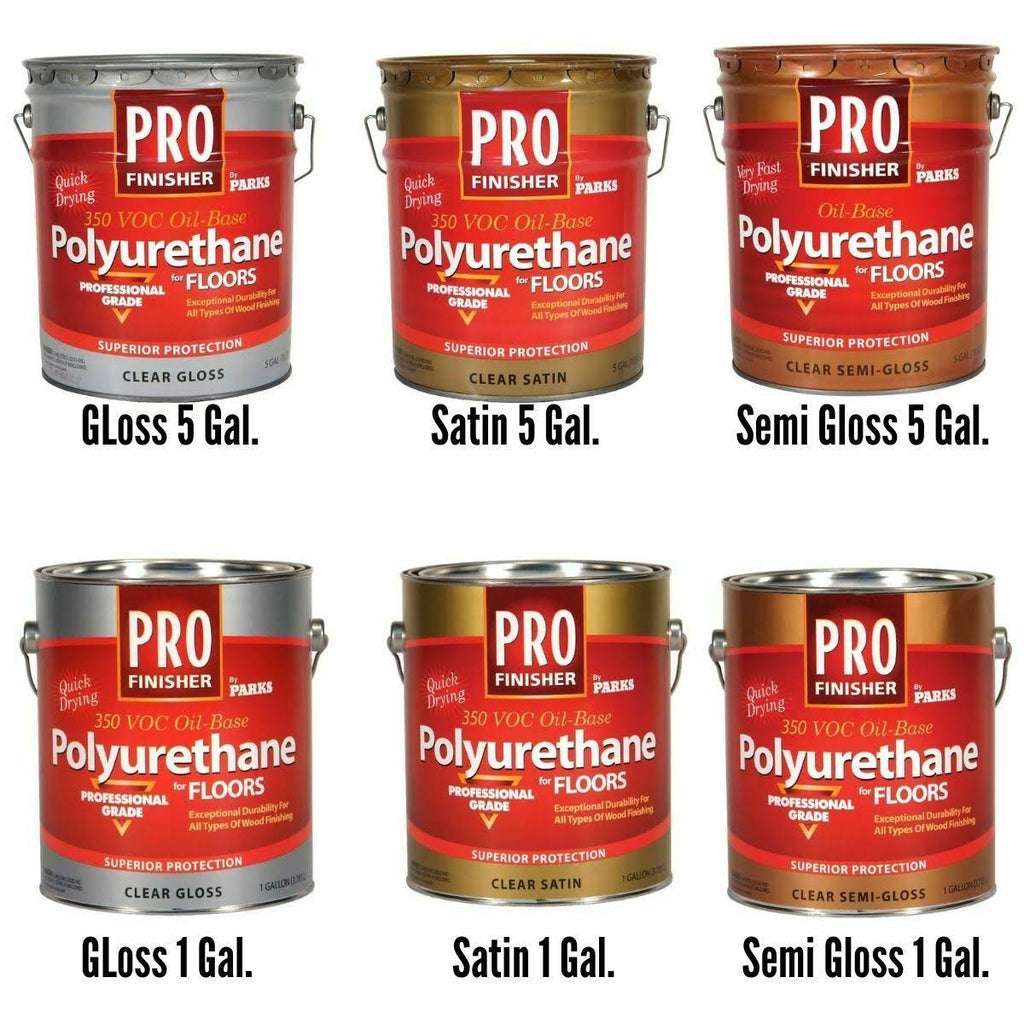5 gal. Clear Satin Oil-Based Polyurethane J5562