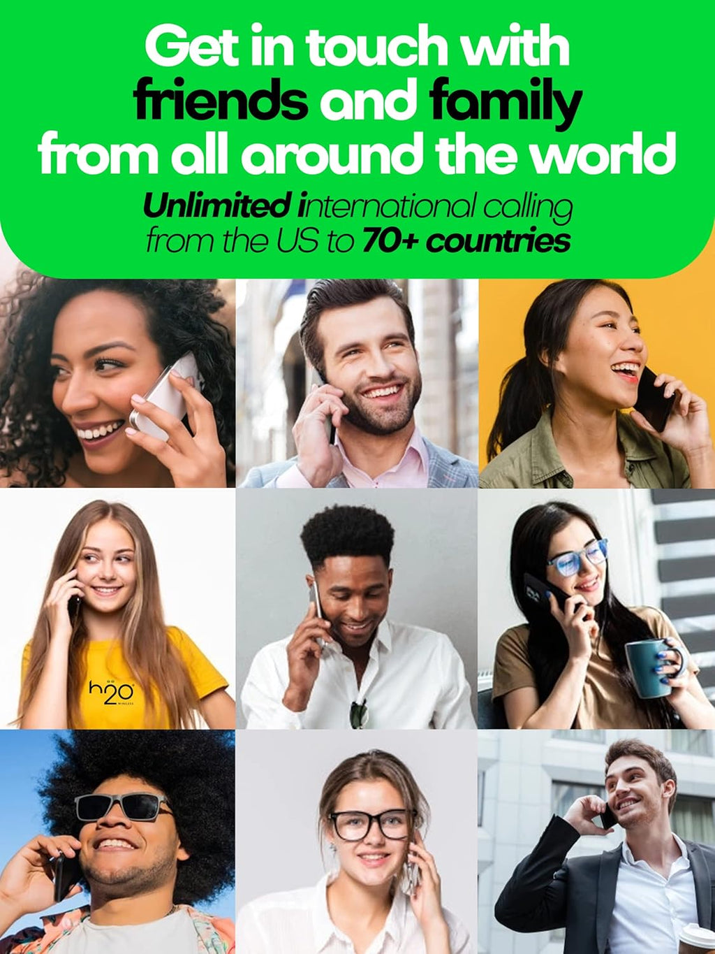 H2O Wireless SIM Card 90-Day Plan with 15GB High-Speed Data D22356