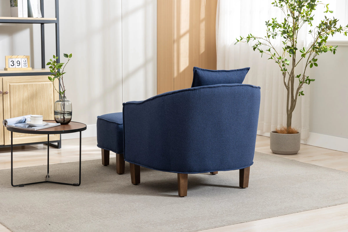 Accent Chair with Ottoman J1721