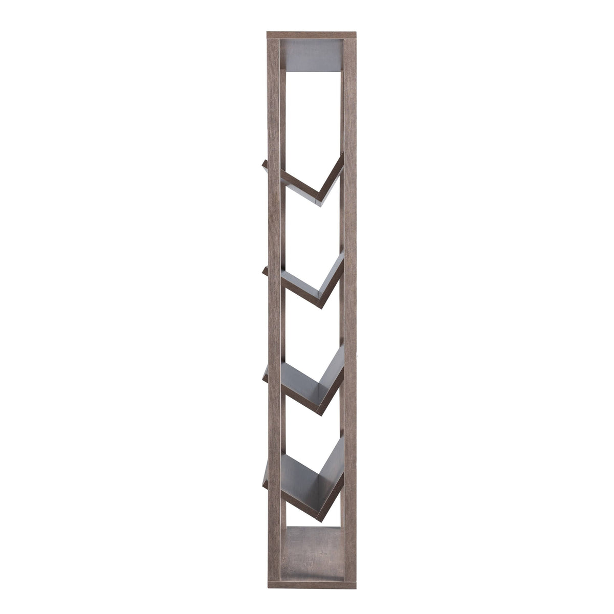 Walnut Oak 5-Shelf Bookcase H344712