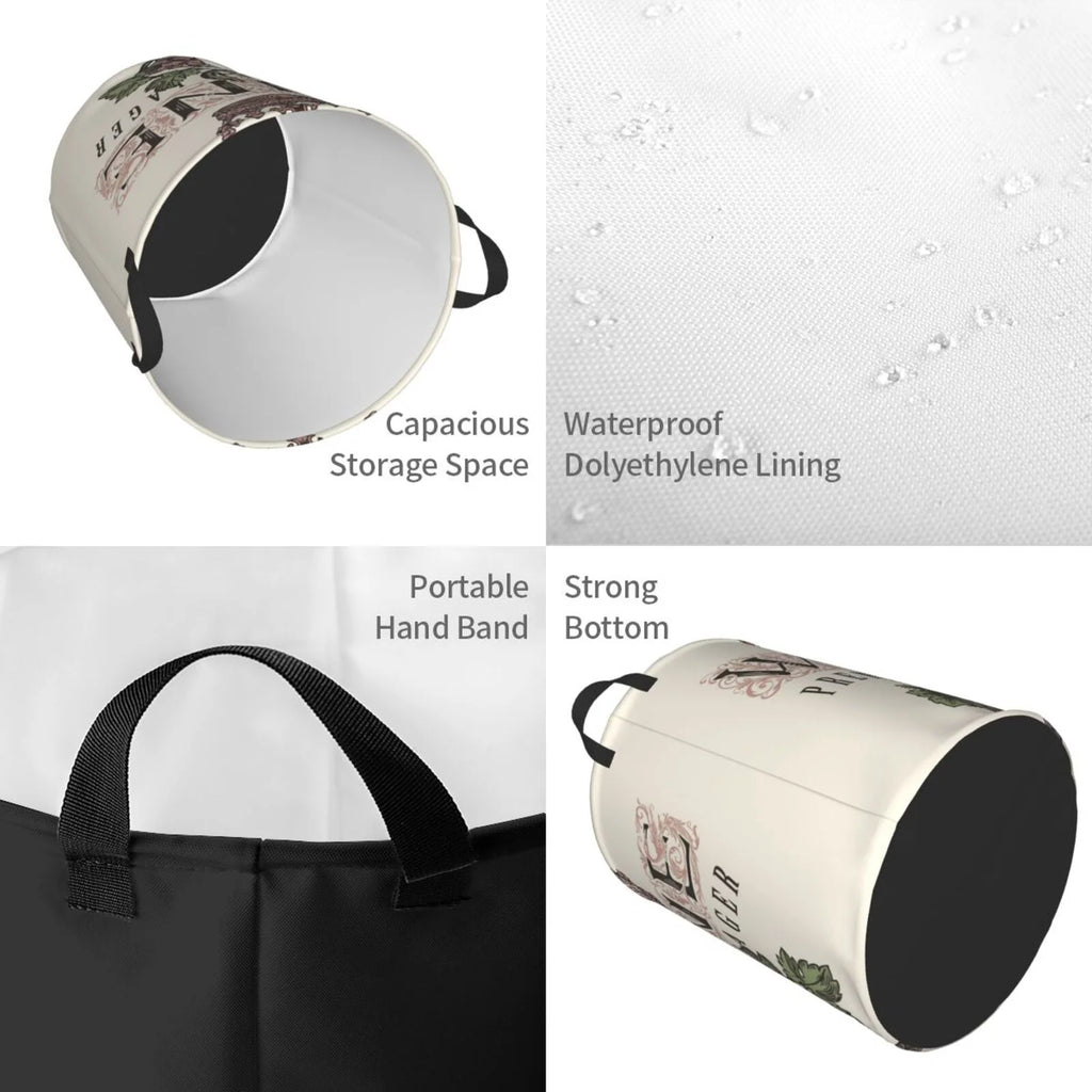 Wine Collapsible Laundry Hamper K439