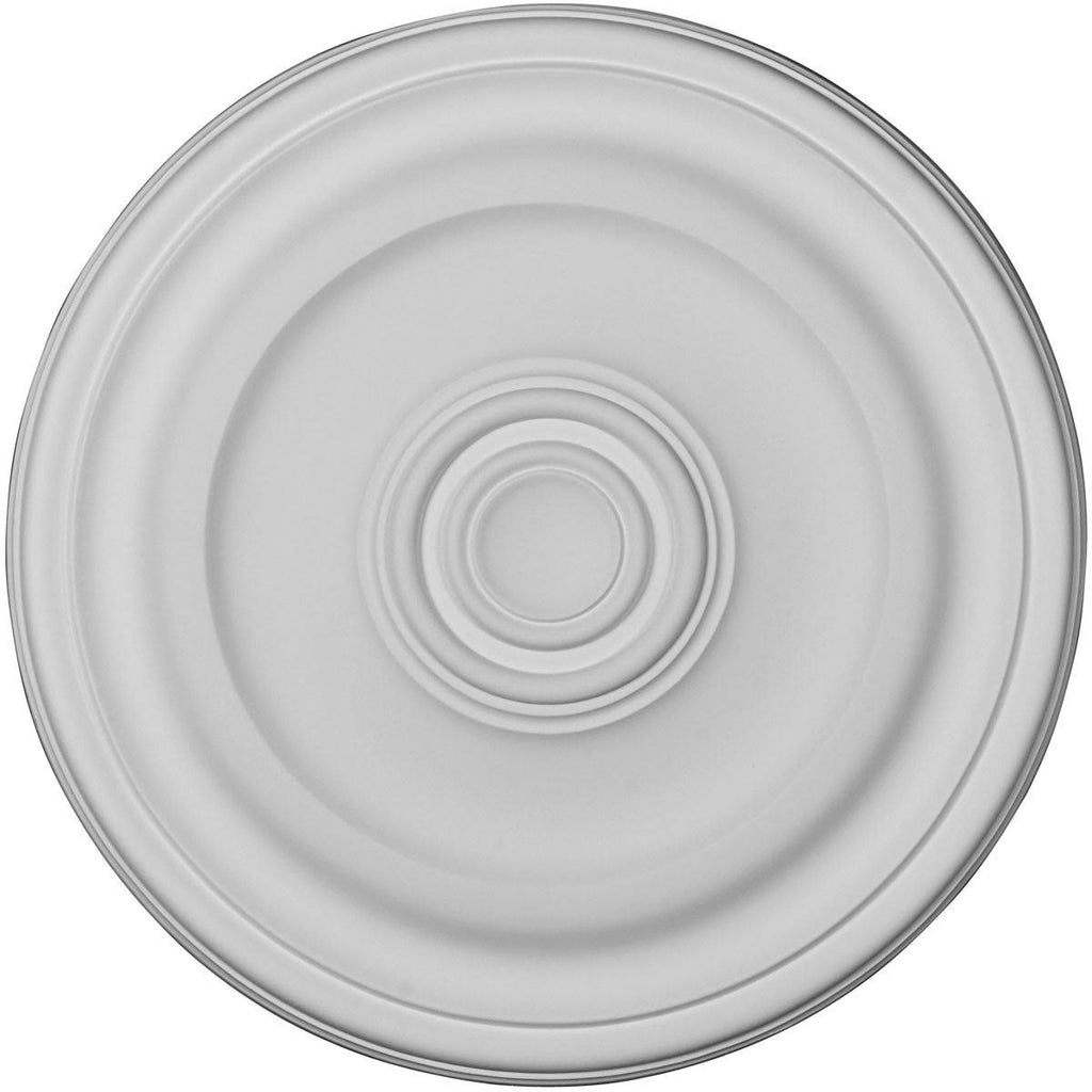 15 7/8 inch x 1 1/2 inch Hand-Painted Burnished Mahogany Ceiling Medallion R674223
