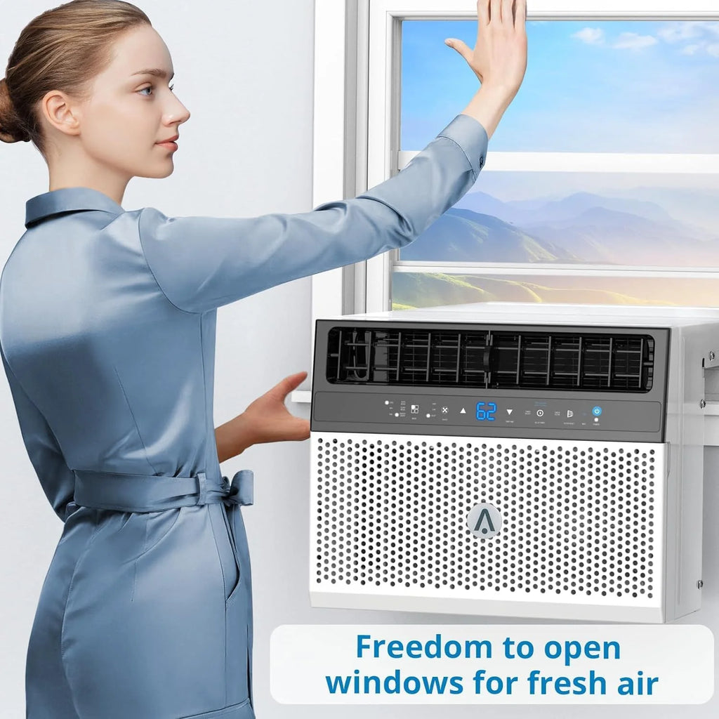 6000 BTU Window Air Conditioner with Remote Control and Washable Filter R5170