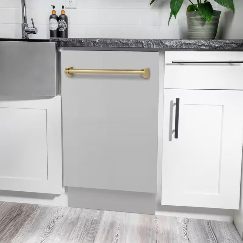 18 in. 8-Cycle Tall Tub Dishwasher with 3rd Rack in Stainless Steel Z481733
