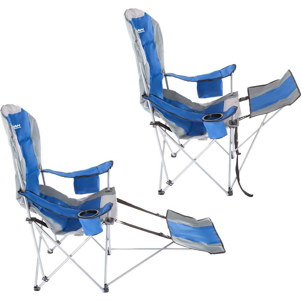Blue Camp Chair with Footrest G993657
