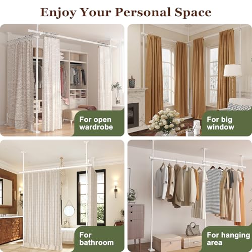 Black Adjustable Room Divider A894264