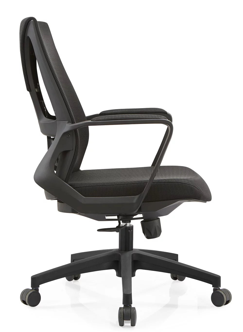Black Reclining Ergonomic Mesh Office Chair with Lumbar Support E20541