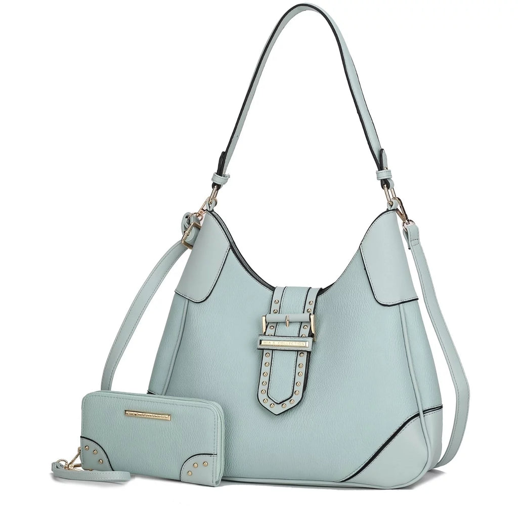 Women's Shoulder Handbag & Matching Wallet 2 Piece Set A855