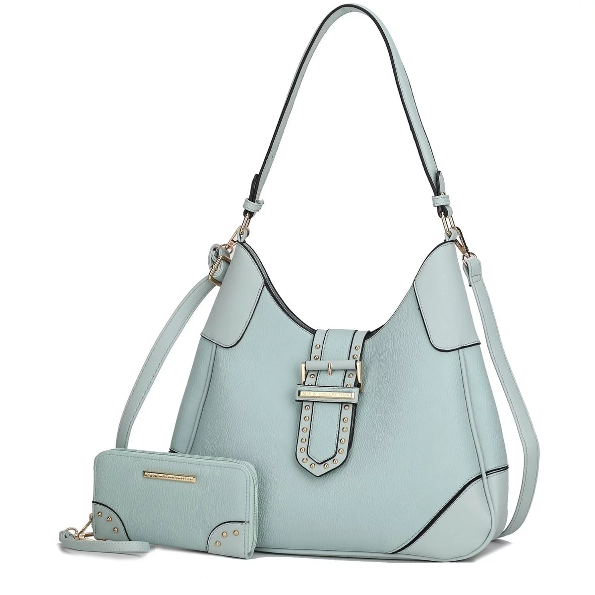 Women's Shoulder Handbag & Matching Wallet 2 Piece Set A855