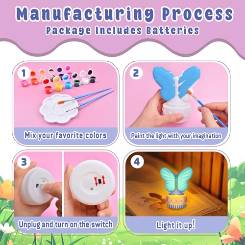 Arts and Crafts Supplies DIY Art Night Light Painting Kits Y75056