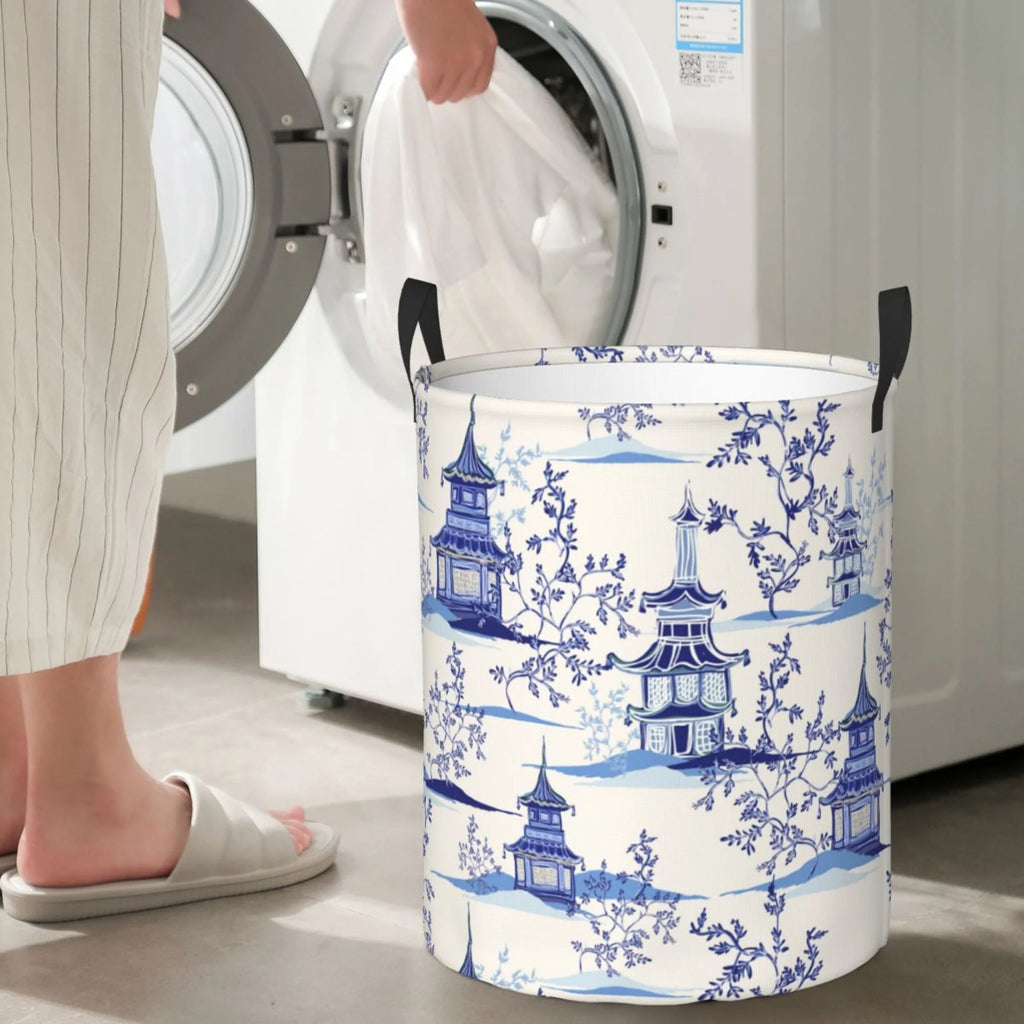 Waterproof Laundry Hamper with Handle E7338