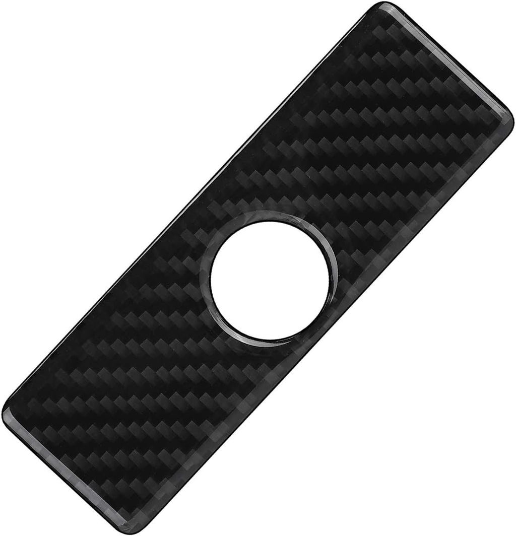Carbon Fiber Passenger Seat Storage Box Trim Cover F749