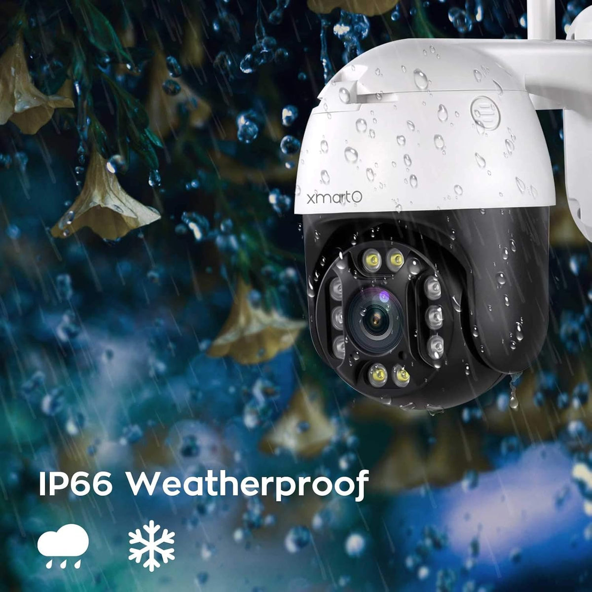 2K Auto-Track Rotation Wireless Security Camera A859946
