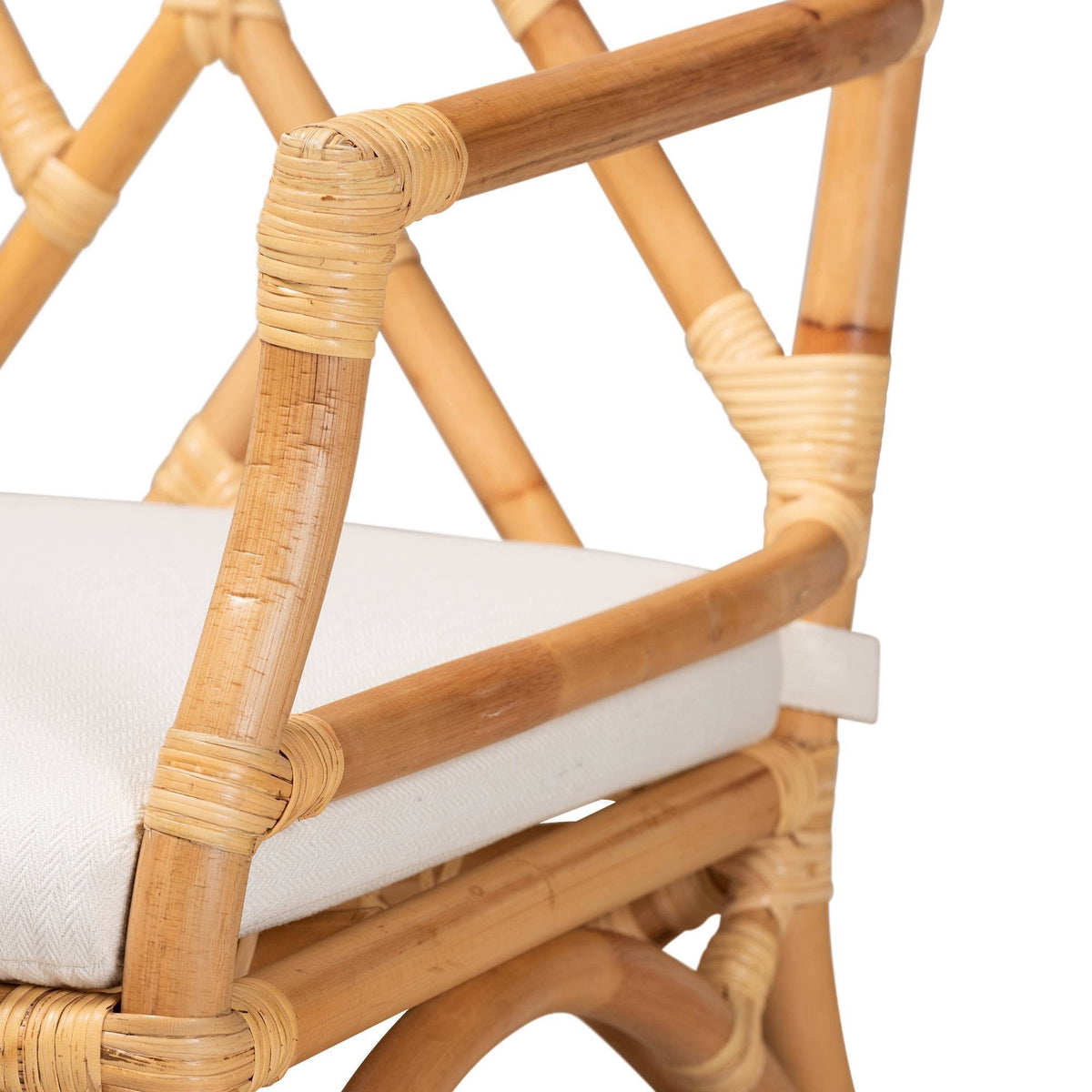 Finished Rattan Armchair D63480