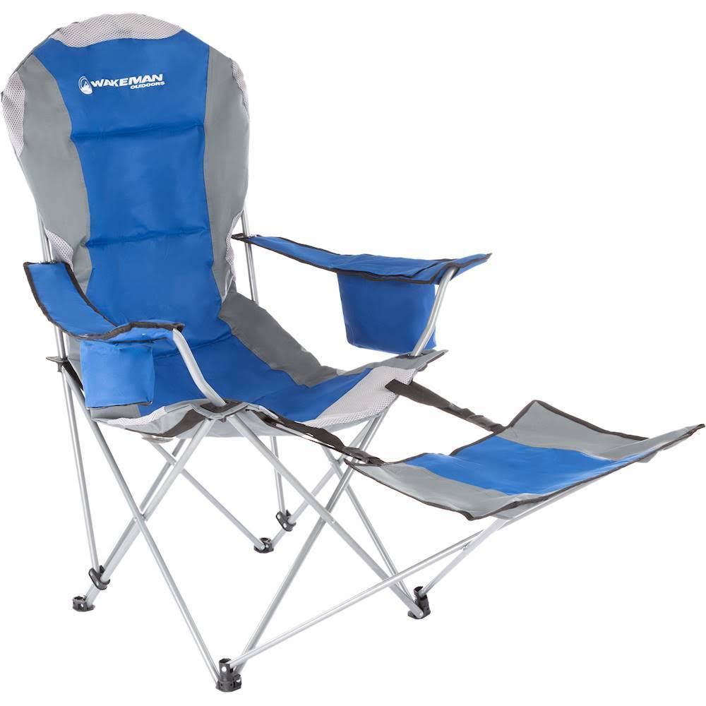 Blue Camp Chair with Footrest G993657