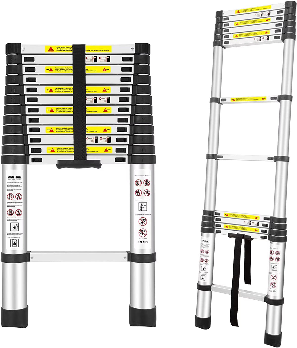 12.5 FT Aluminum Telescoping Ladder L3641