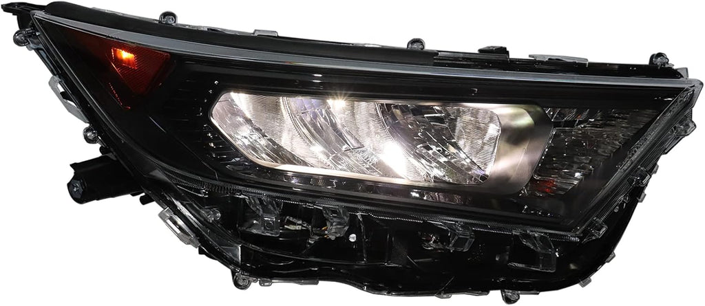 LED Headlights Assembly with Black Bezel Passenger Side W42141