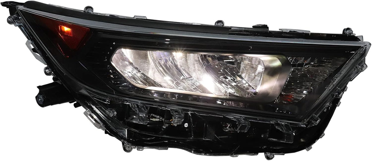 LED Headlights Assembly with Black Bezel Passenger Side W42141