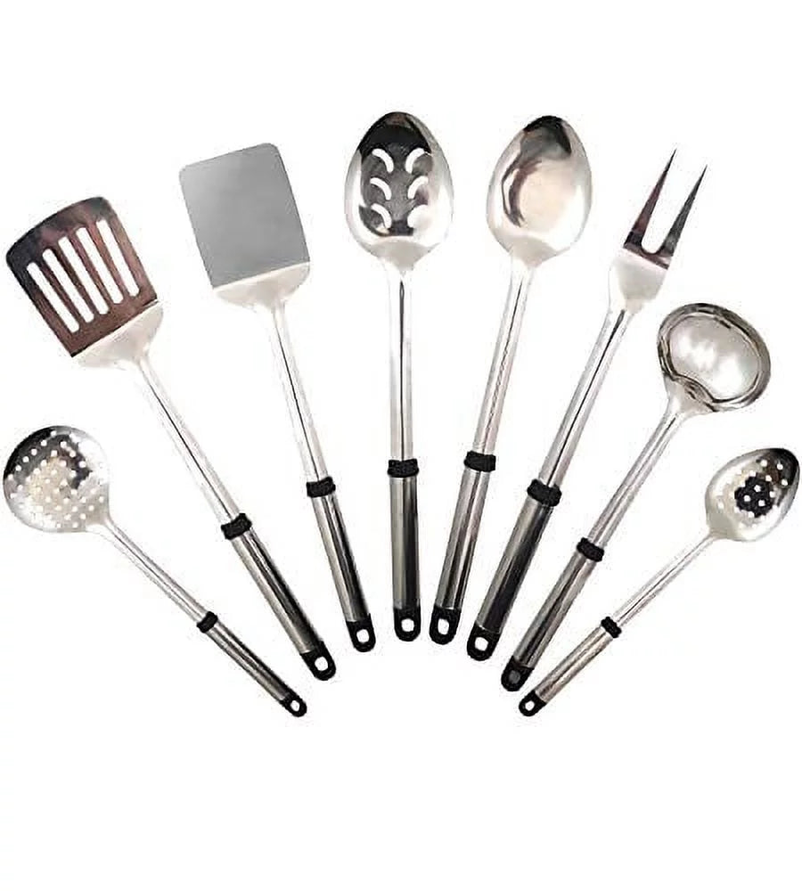 Stainless Steel Cooking Utensils Set of 8 A147