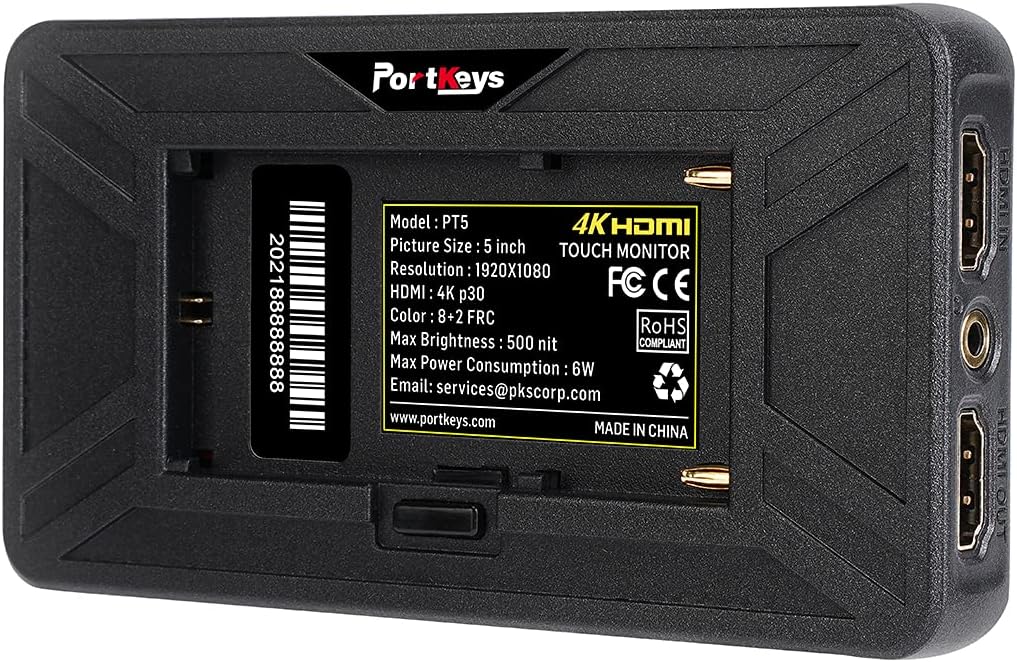 5'' UHD 4K Touch Screen DSLR Camera Monitor D904209