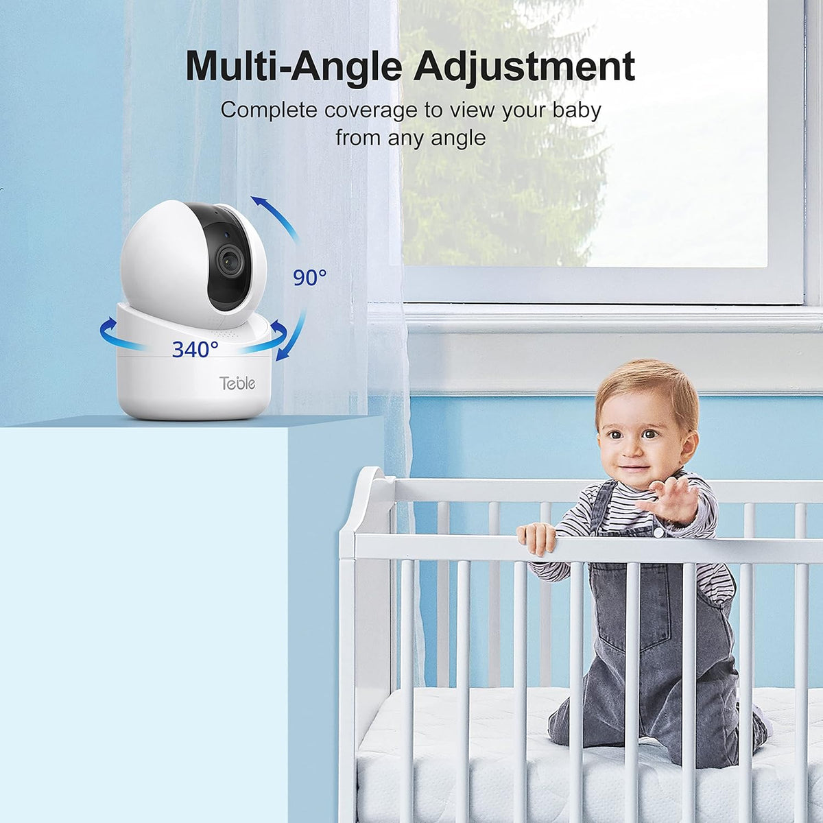 5.5 HD Video Baby Monitor with Camera and Audio L8061
