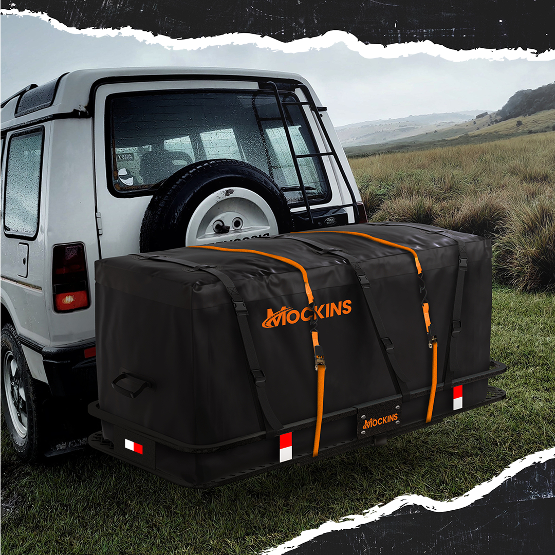 Cargo Carrier Hitch Mount Cargo Basket with Foldable Raise Arm E3224