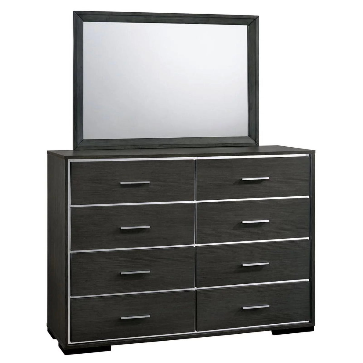 2-Piece Wood Dresser and Mirror G747943