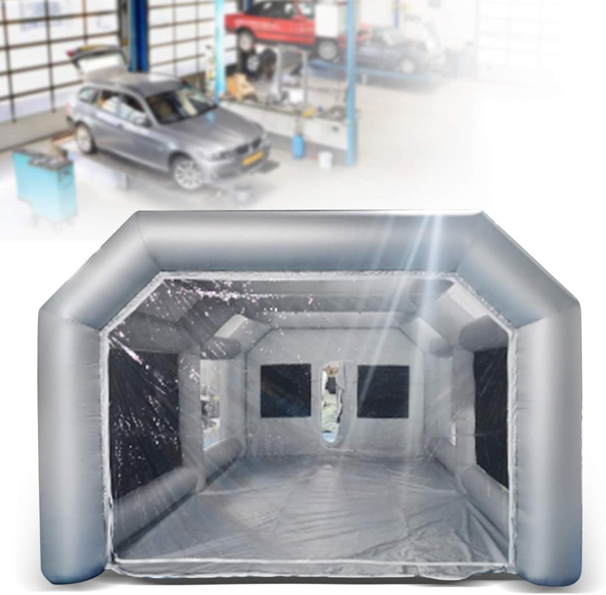 26x13x10Ft Inflatable Spray Booth with Two Air Filter System E5738