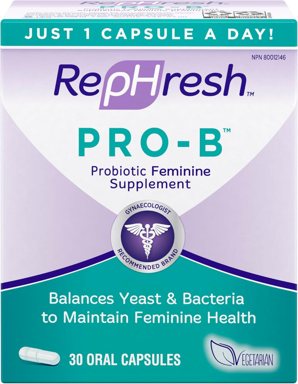 30 Oral Capsules & 60 Capsules Probiotic Supplement A218