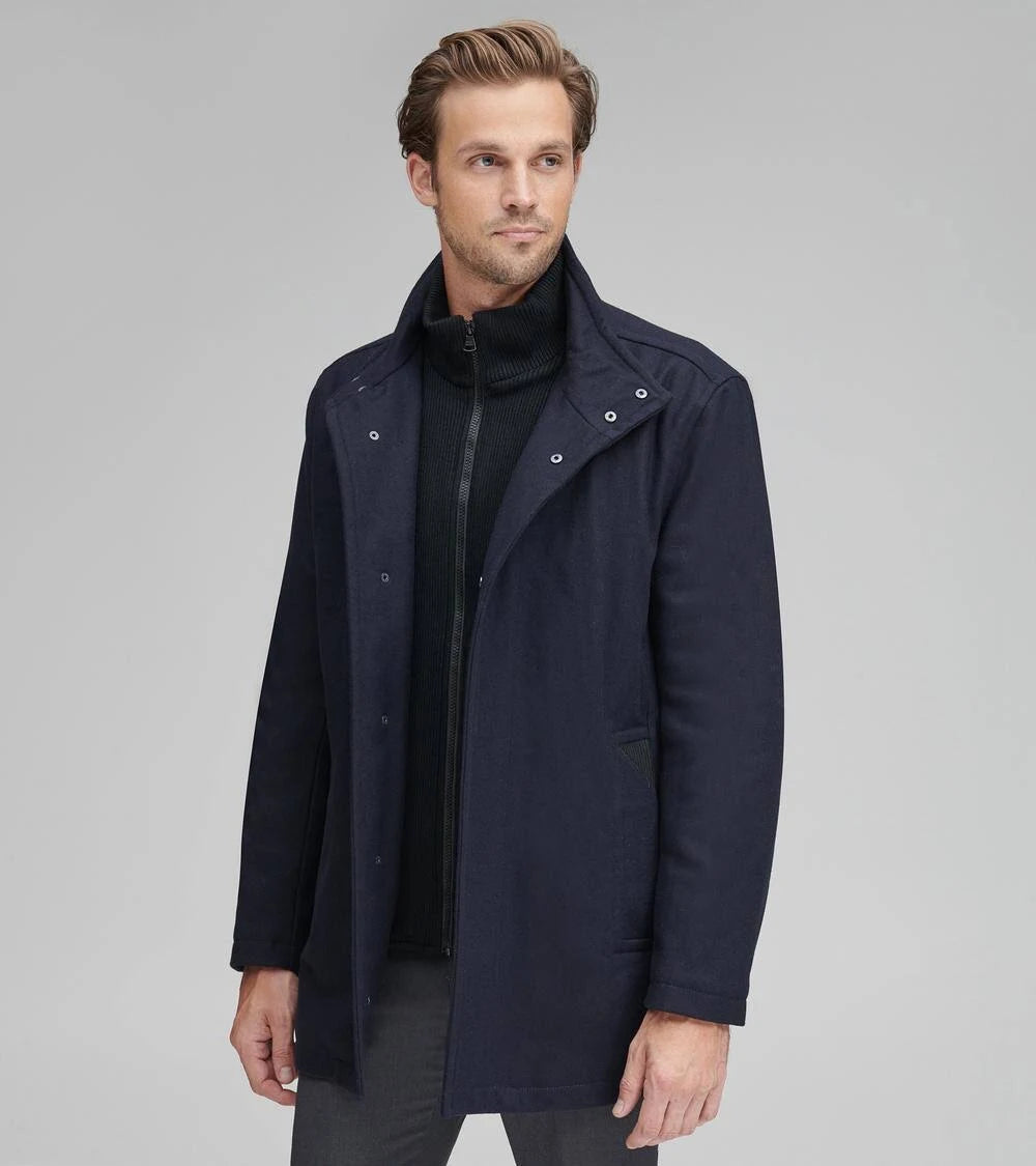 Wool Melton Coat Size XXL S3654