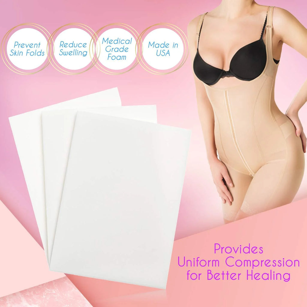 3 Pack Lipo Foam Medical Grade Foam T887