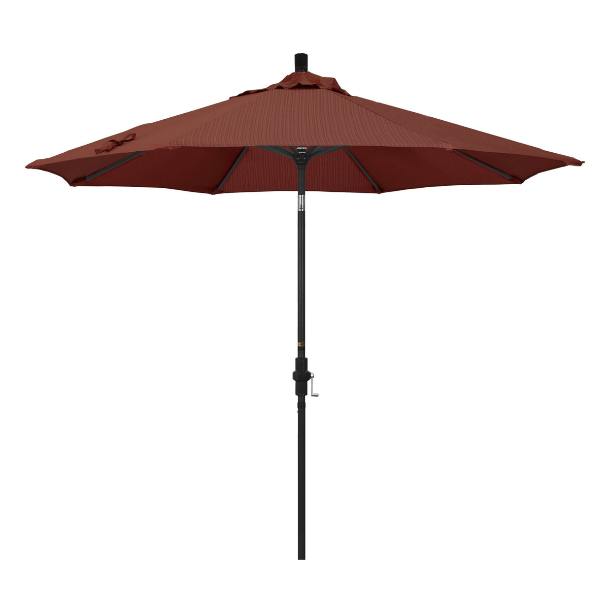 9-Foot Black Aluminum Market Umbrella J8874