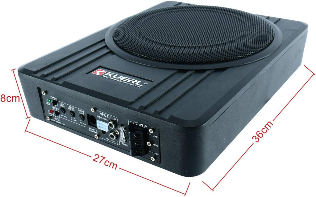 10 Inch 600W Car Under-Seat Active Powered Subwoofer U37584