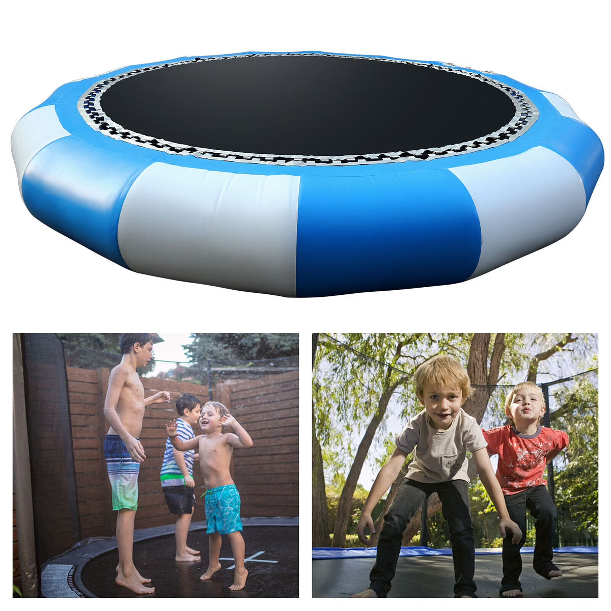 17ft Inflatable Bounce Water Trampoline 400kg 880lbs X517
