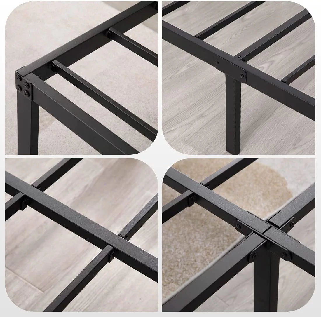 14 inch Queen Bed Frame with Headboard S6339