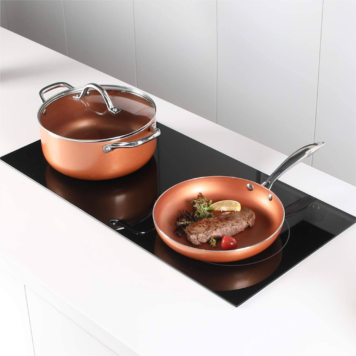 10 Piece Nonstick Induction Cookware Set W22349