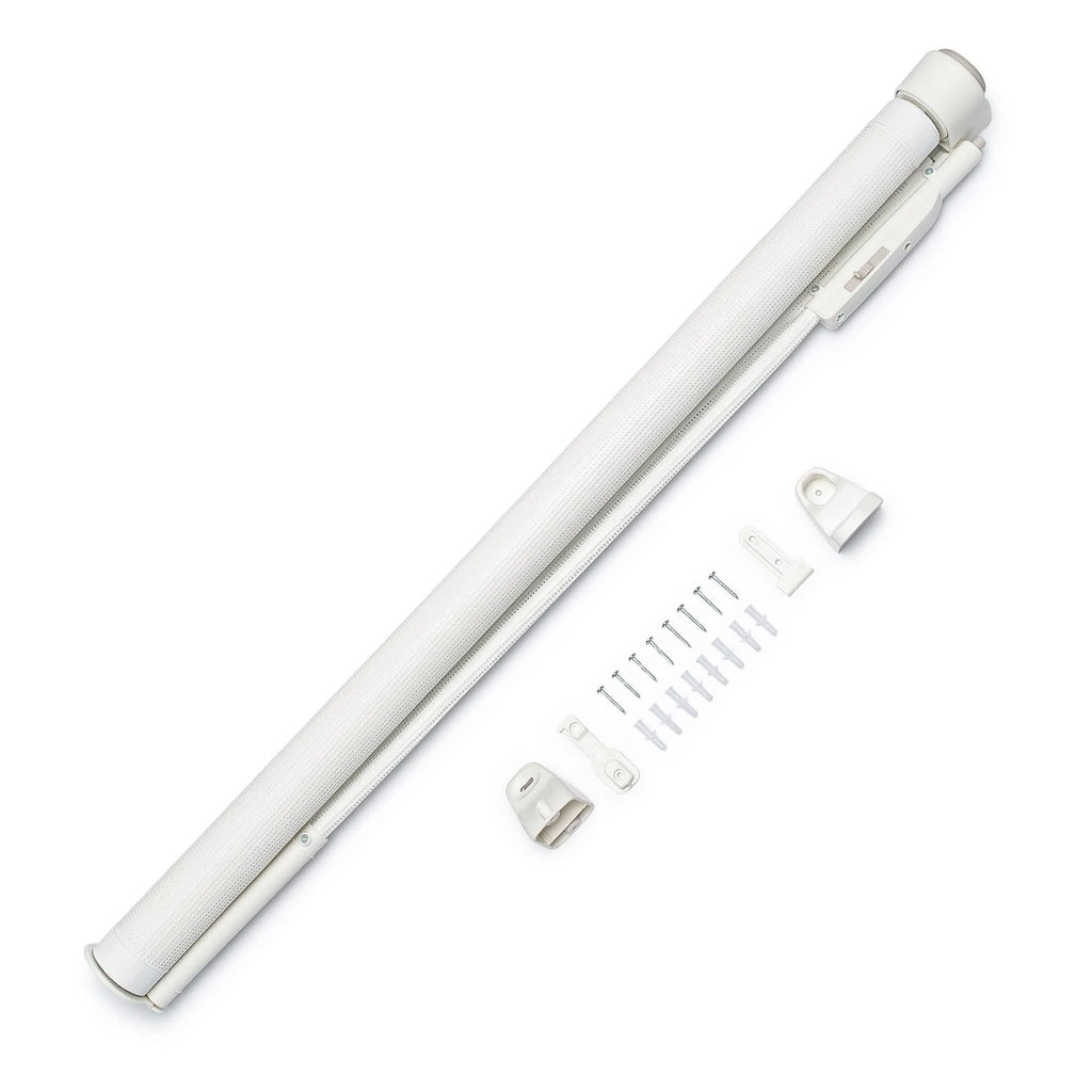 White Retractable Safety Gate, 26.5 inch-55 inch Y2526