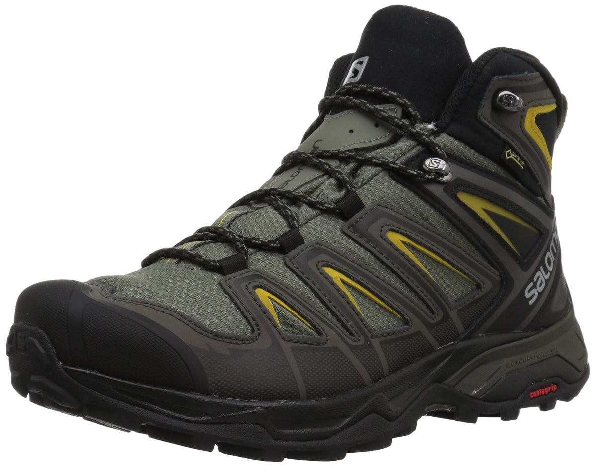 Castor Gray Black Green Sulphur Mid Hiking Boots T3716