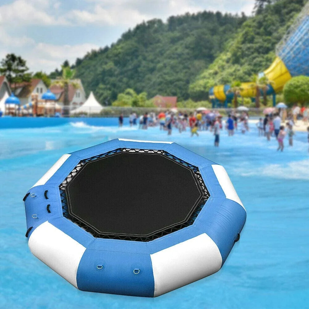 17FT Inflatable Water Trampoline Bounce Toy Floating Island Platform P5662