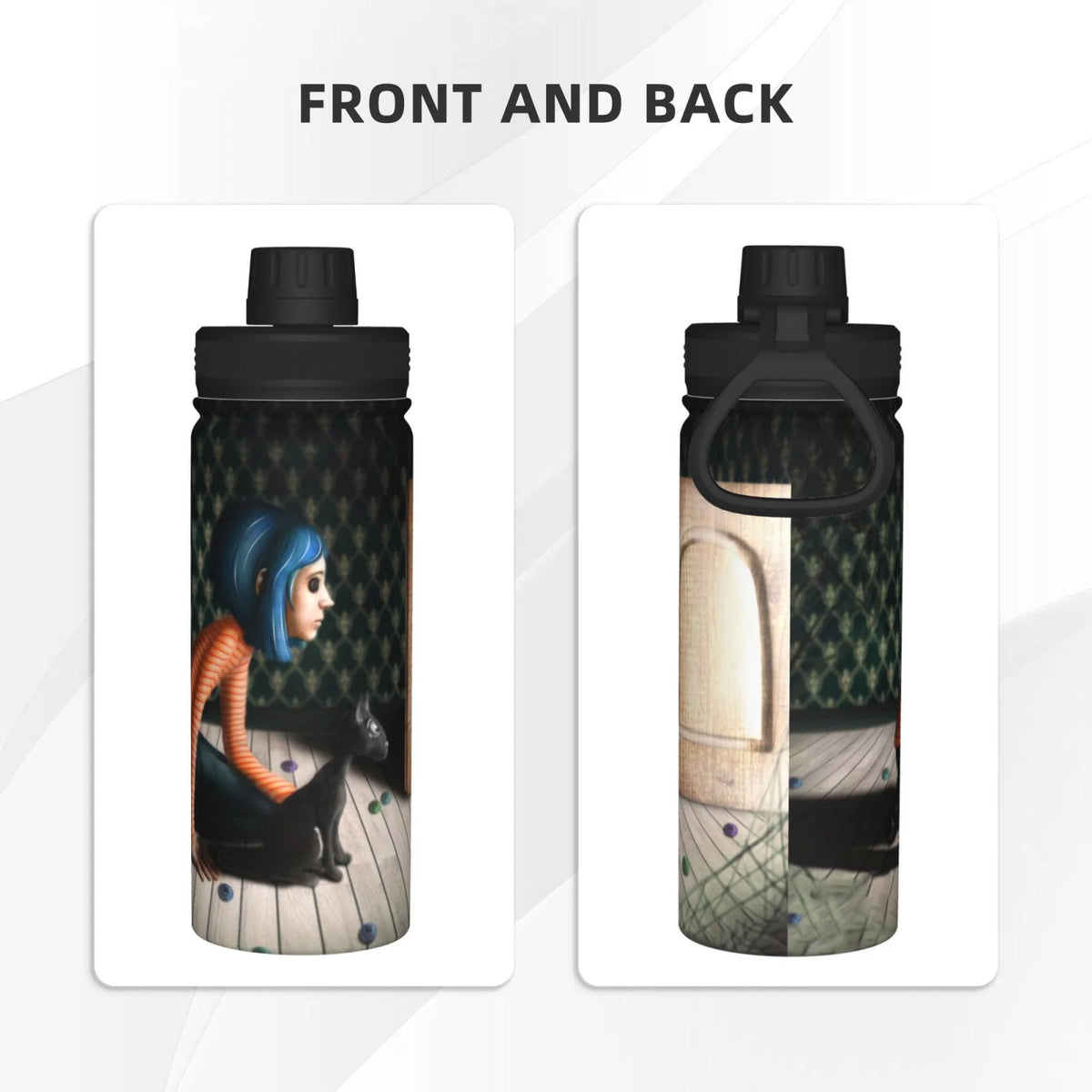 18OZ Insulated Stainless Steel Water Bottle T97565