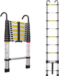10.5ft Aluminum Telescoping Ladder with Hook M8220