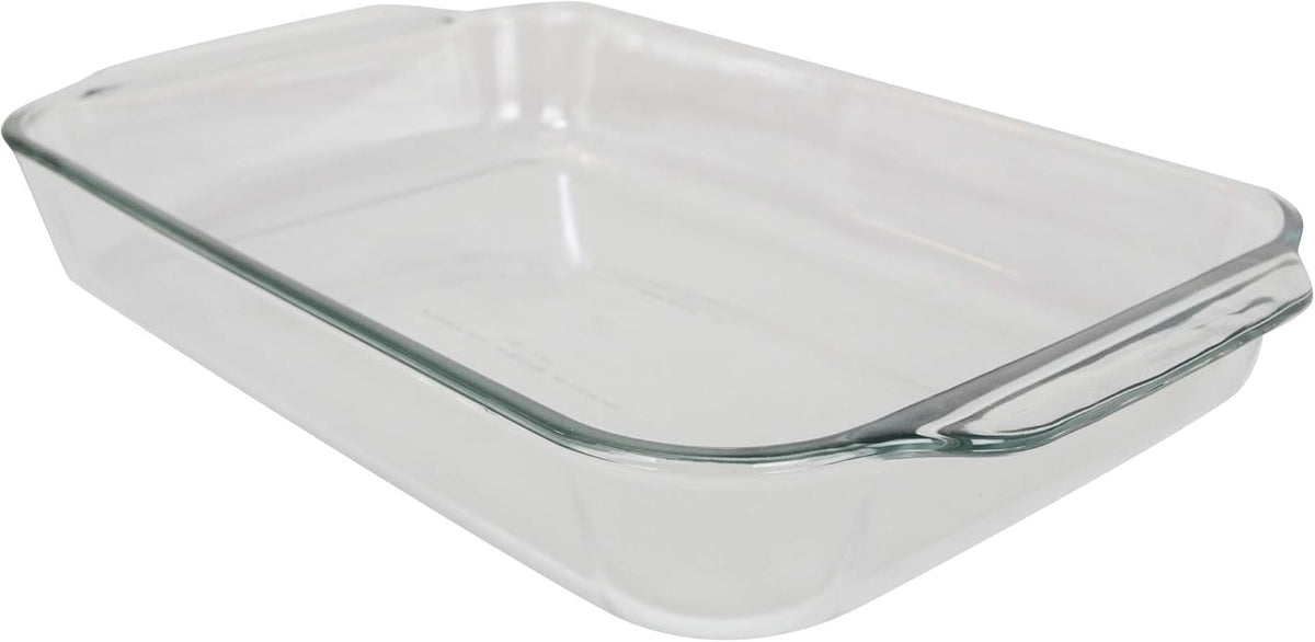 3qt Glass Baking Dish with Blue Lagoon Lid T989056