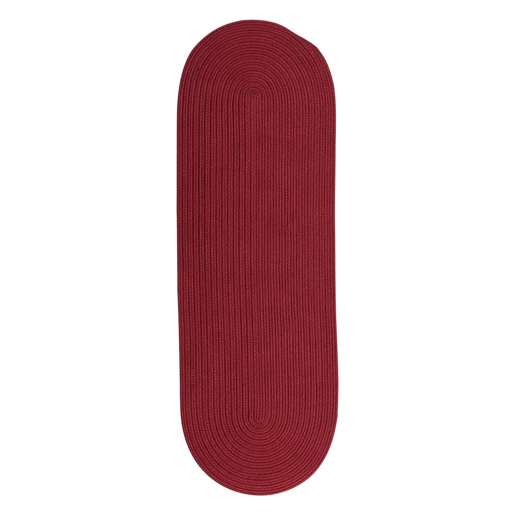 Gray Oval Reversible Braided Runner J89536