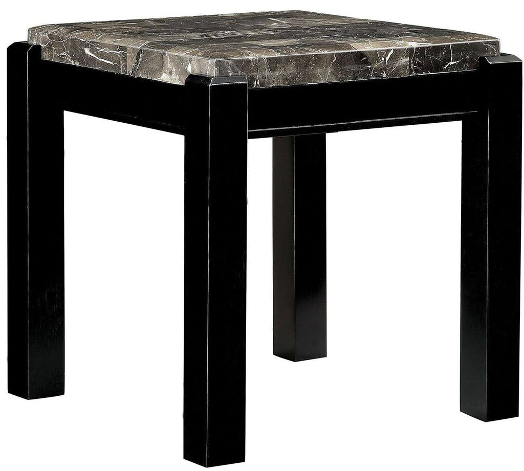 Gray Marble End Table V81089