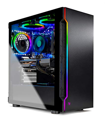 Black Gaming Computer PC Desktop with Ryzen 5 3600, RTX 3060 12GB, 1TB SSD, 16GB DDR4 X734522
